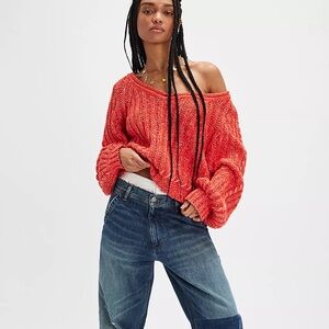 Whipstitch Pullover Sweater Free People